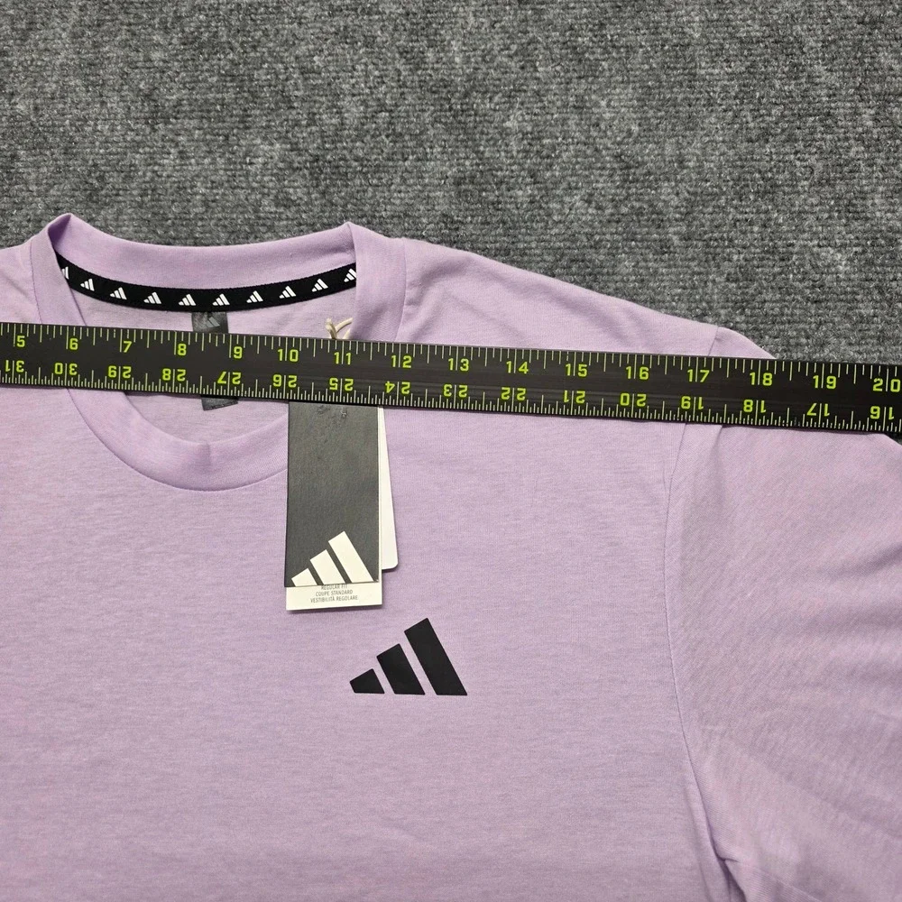 Adidas Aeroready Short Sleeve Running Shirt Men's S Purple Moisture Wicking New